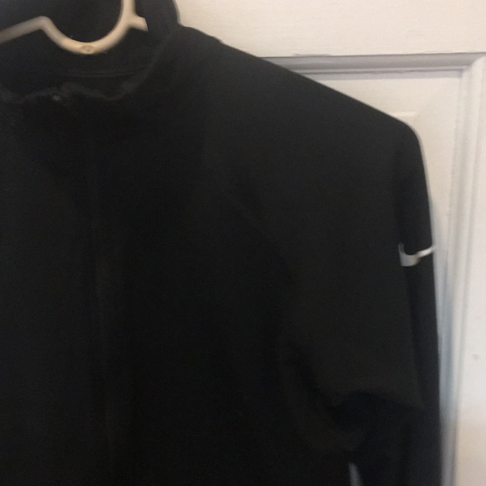 Nike Dri-fit Half zip up black athletic top